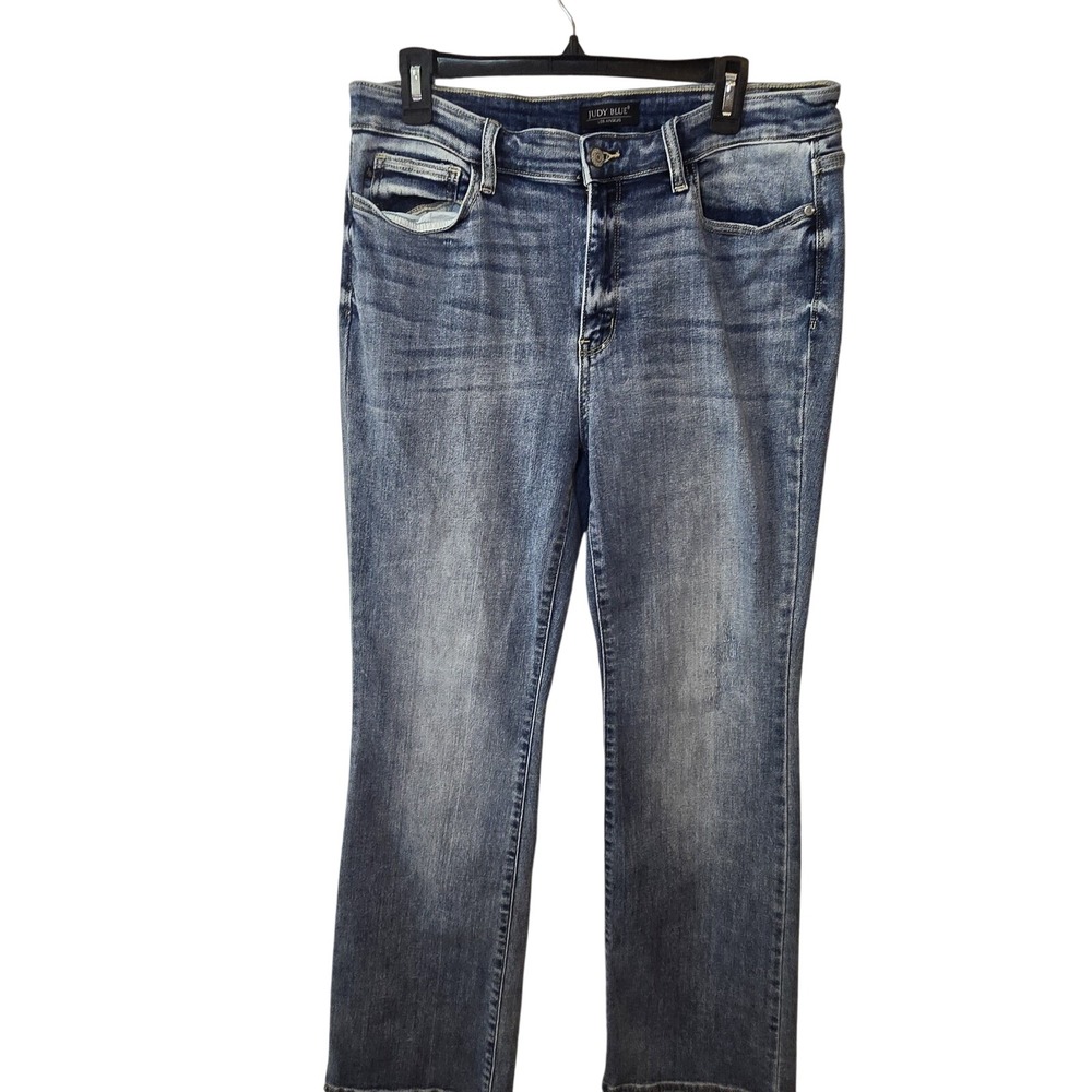 Judy Blue Bootcut Jeans Women's Size 15/32 Stretch Mid Rise Medium Wash Denim